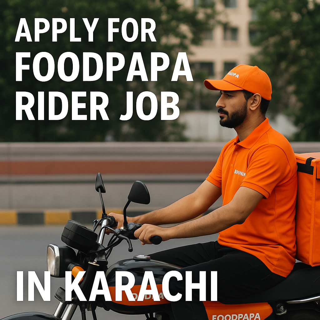Apply for Foodpapa Rider Job in Karachi
